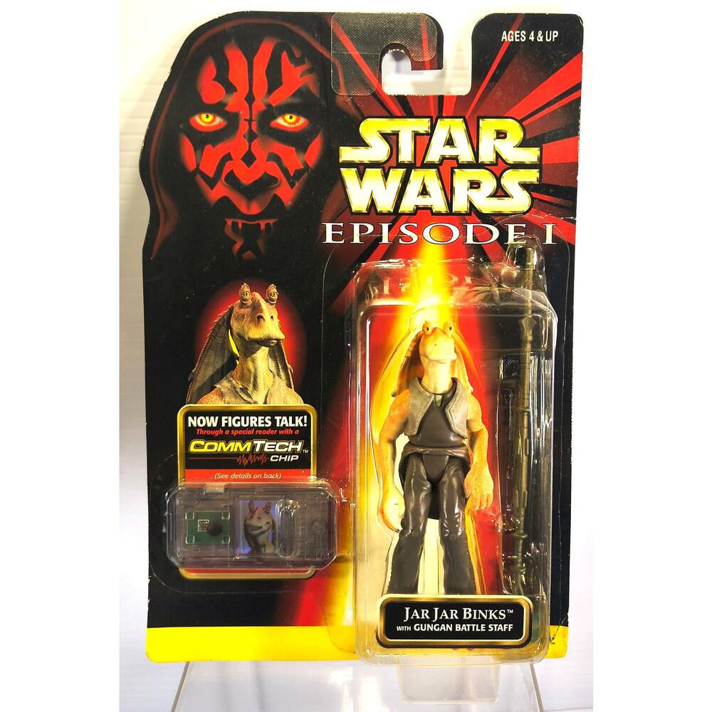 Hasbro Star Wars Episode I Commtech JAR JAR BINKS, New, See Pics/Description!